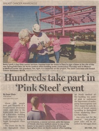 Hundreds take part in Pink Steel event